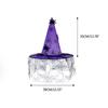 Wicked Witch Hats for Women Halloween Hat with Lace Veil Spiders Web Decors