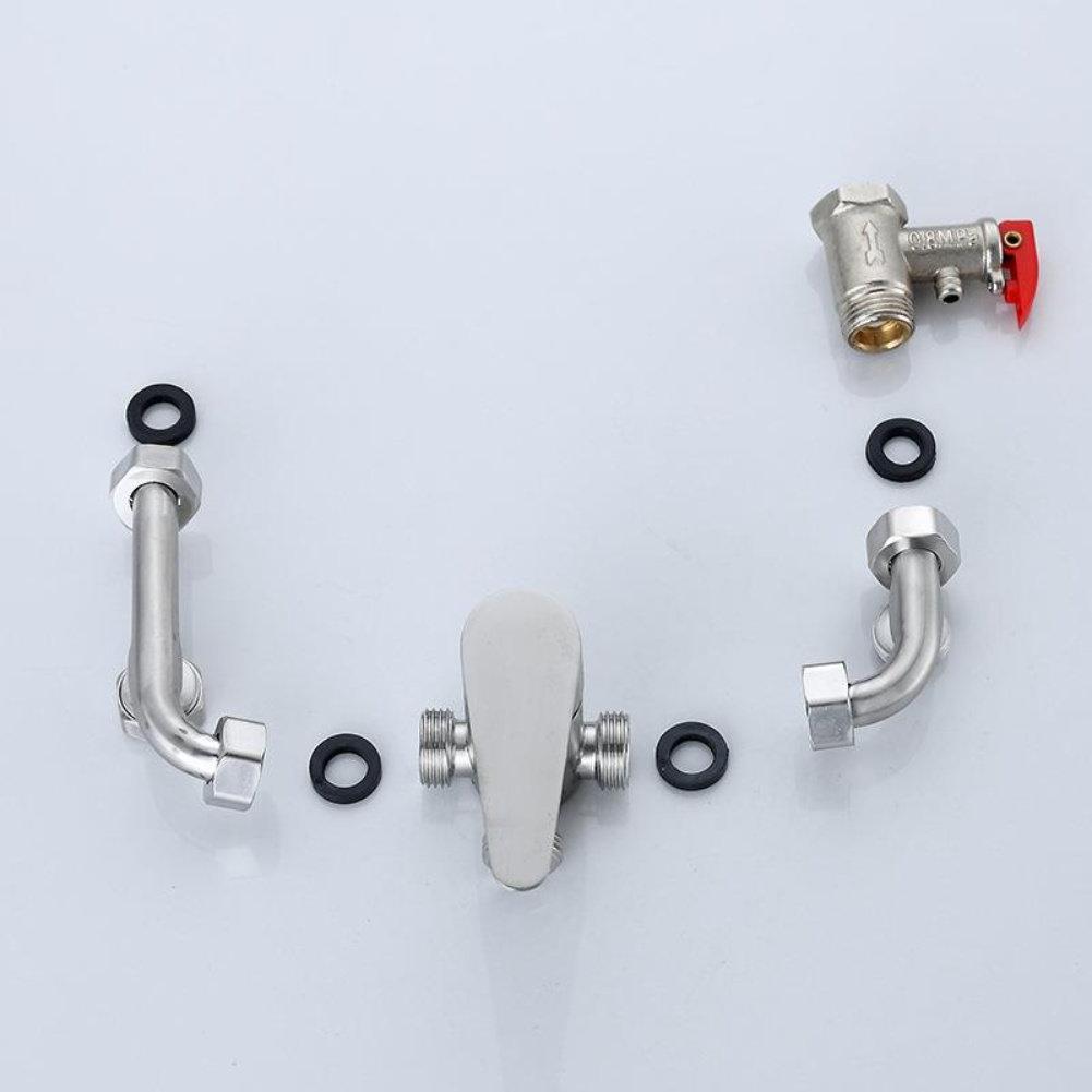 Electric Water Heater Mixing Valve Electric Mixing Valves For Shower Stainless Steel U-shaped Valve Home Shower Set Switch