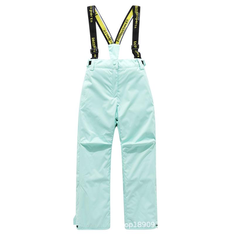 Conjunto de Fato de Esqui Infantil Impermeável e À Prova de Vento - Roupa de Inverno Quente e Moderna para Meninos e Meninas