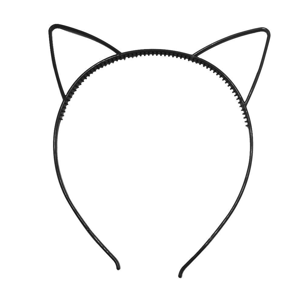 Children's Cartoon Cat Headband - Colorful Plastic Cat Ears Hair Accessories for Parties