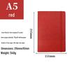 Color-Changing PU Business Notebook: Personalized Logo, Loose-Leaf Office Diary with Skin-Feel Finish.