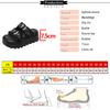 Aphixta 7.5cm High Heels Platform Sandals Slippers Women Slides Woman Shoes Wedge Slippers Buckle Beach Slides Shoes