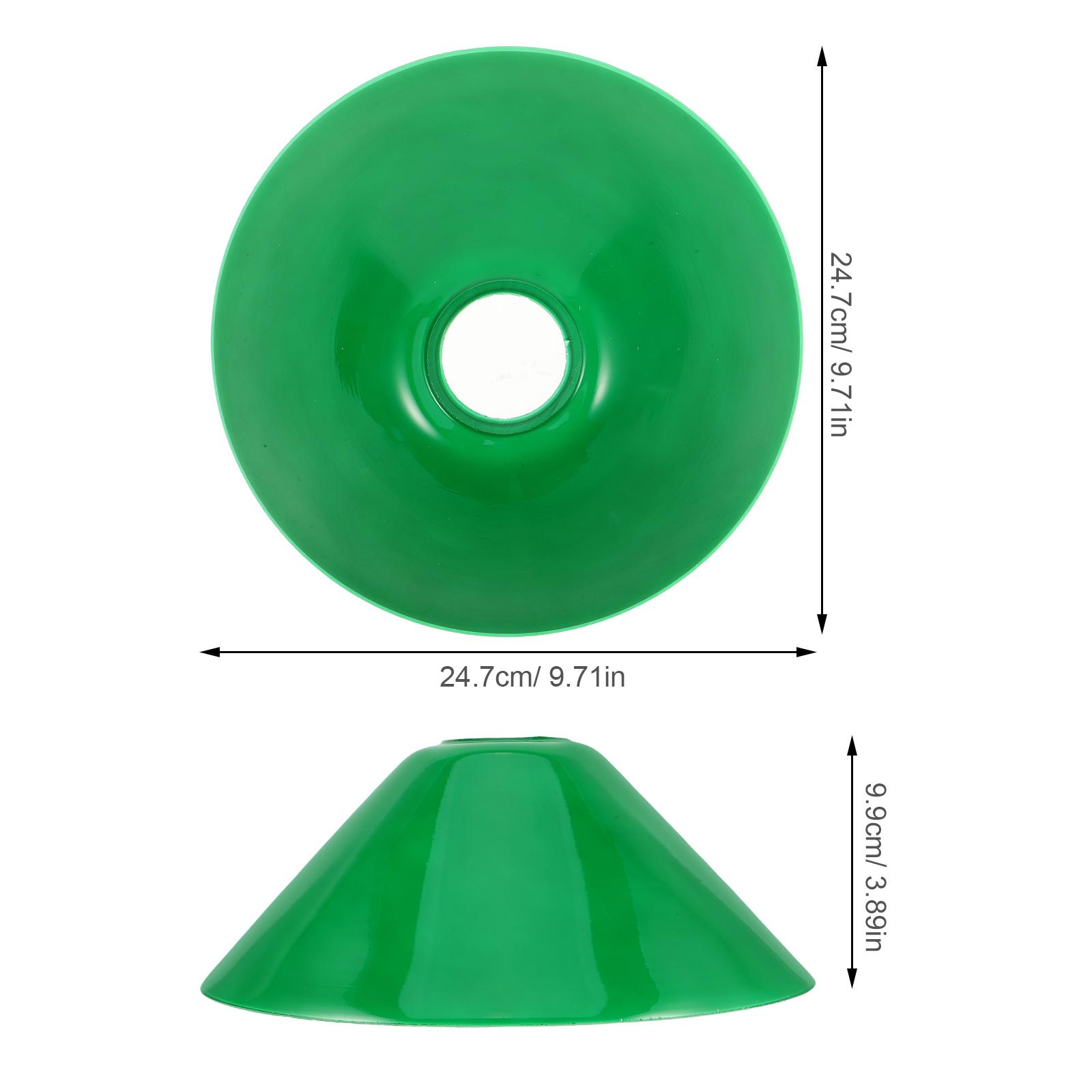 

Green Glass Lamp Shade E27 Vintage Bell Shape Replacement Decorative Glass Lampshade Table Desk Lamp Shade Bankers Library темно-зелений колір