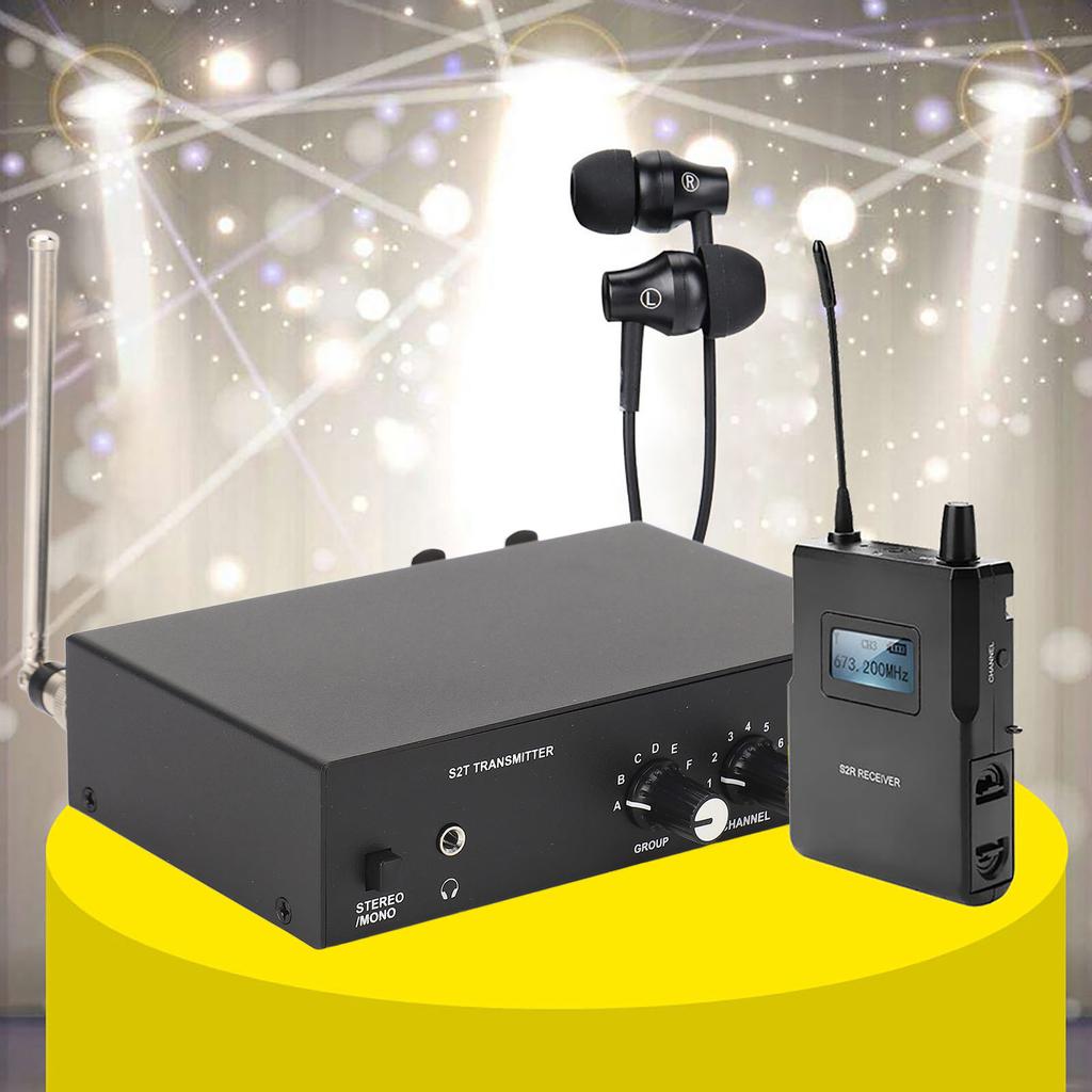 For ANLEON S2 UHF Stereo Wireless Monitor System In Ear System 670680MHZ