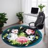 1 Stück Blumenstrauß Stuhlteppich für Büro, rutschfest, Teppich für Büro, Zimmer, Gutes Geschenk für Familie oder Freunde, yy251226148