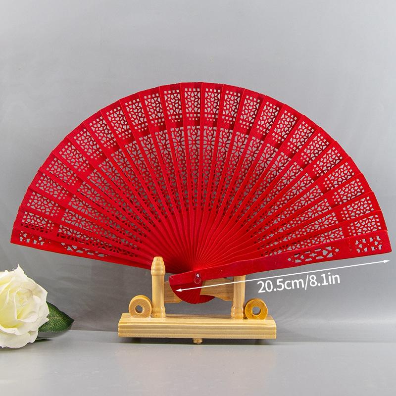 Folding Hand Fan Chinese Style Peacock Fans Sequin Decorative Dancing Fan Hand Fans for Women Home Wedding Fans Decoration