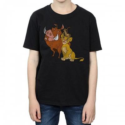 Erkek Çocuk Simba, Timon Ve Pumbaa Pamuklu Tişört