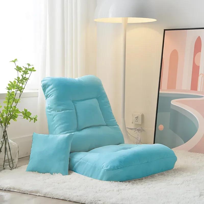 Lazy Sofa Tatami Single Bedroom Living Room Comfortable Balcony Reclining 60x120cm Folding Dormitory Small Apartment Furniture