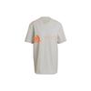 (WMNS) Adidas by Stella McCartney Logo T-Shirt Asia Sizing 'Grey Orange' Women's HB7404