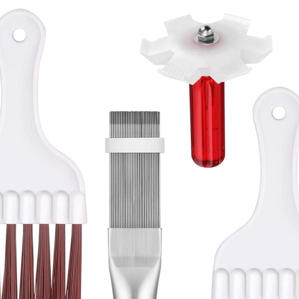 Klimaanlagen Lamellenbürsten Reiniger Set Kühlschrank Kondensatorschlange Kamm