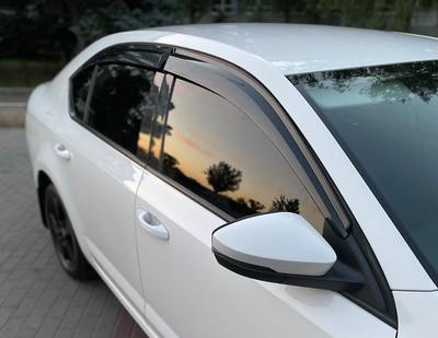 LB Wind Deflectors (4 Pcs., Sunplex Sport) for Skoda Octavia III A7 2013-2019