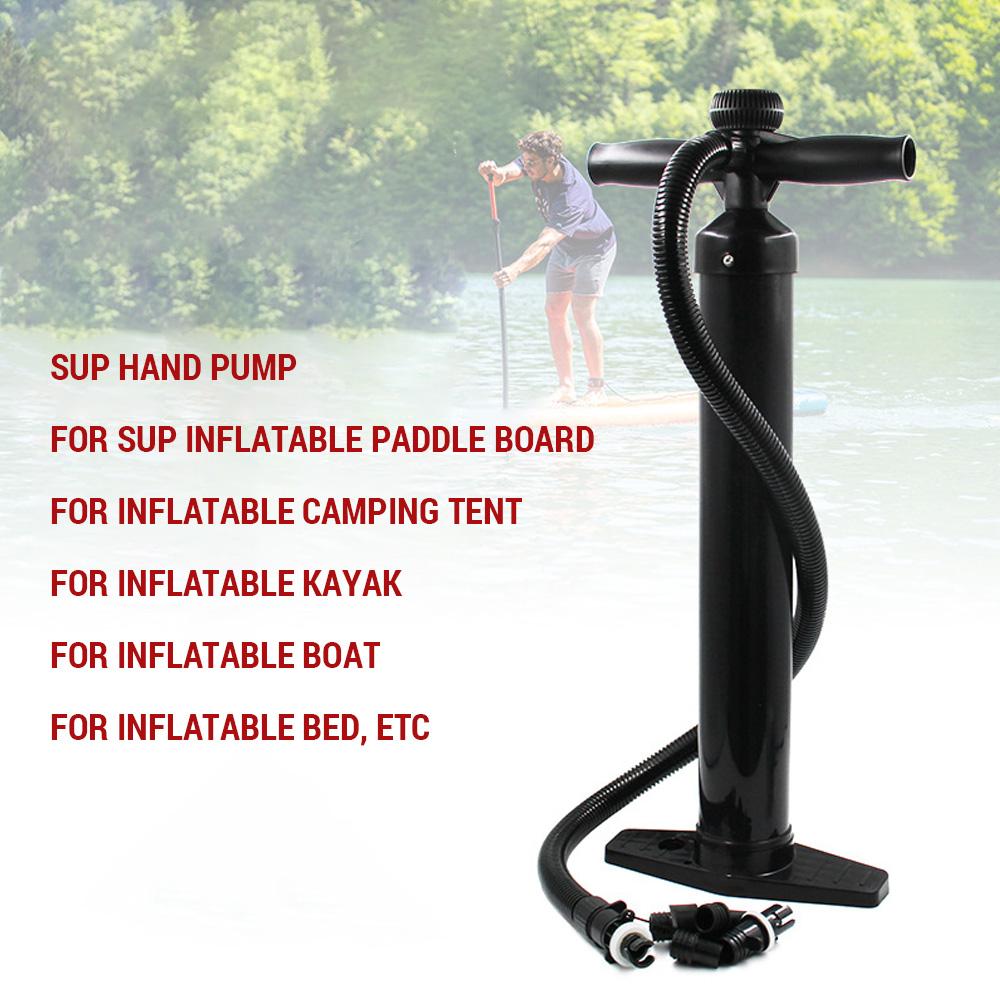 SUP Hand Pump Hand Powered Manual Air Pump with Pressure Gauge for Inflatable Paddle Board