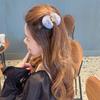Solid Color Autumn And Winter Small Hairpin Child Headwear Korean Style Hair Clip Plush Hair Claw