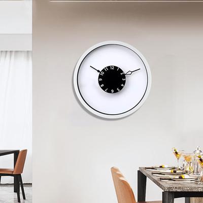 10 Inch Silent Decorative Wall Clock Modern Creative Hanging Art Decor for Bedroom Office