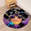 Prince Printed Round Rug Carpet Chair Rug Area Rug Entryway Doormats,for Office Chair Living Room Bedroom Kitchen Room.
