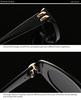 Gafas de Sol Cuadradas de Comercio Exterior Tendencia de Fotografía Callejera Europea y Americana Gafas de Sol de Lujo Gafas de Sol Transfronterizas Lh243