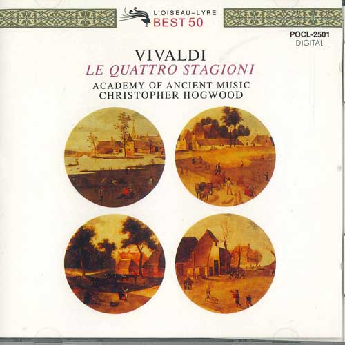 

CD VIVALDI - Le Quattro Stagioni / Academy Of An POCL2501 POLYDOR Japan Classical