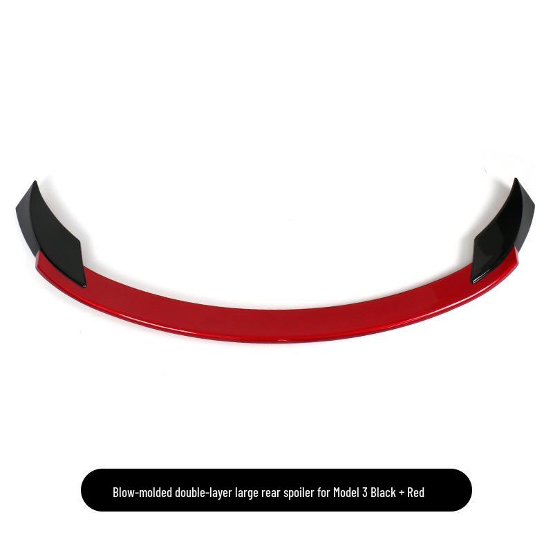 Tesla Model 3 Double-Layer Large Rear Spoiler Modification Accessory