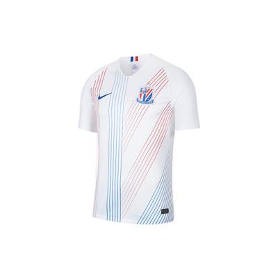 Nike Shanghai Shenhua 2020 Away Fan Edition Short Sleeve T-Shirt Men Tops White CI7668-100
