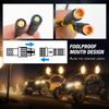 2PCS 1FT 30.5cm Fat LED Whip Lights Remote Control Flagpole Antenna Whips for UTV ATV Off Road Truck Sand Buggy Dune RZR
