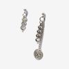 Rush Off Silver Medal Unbal Earring