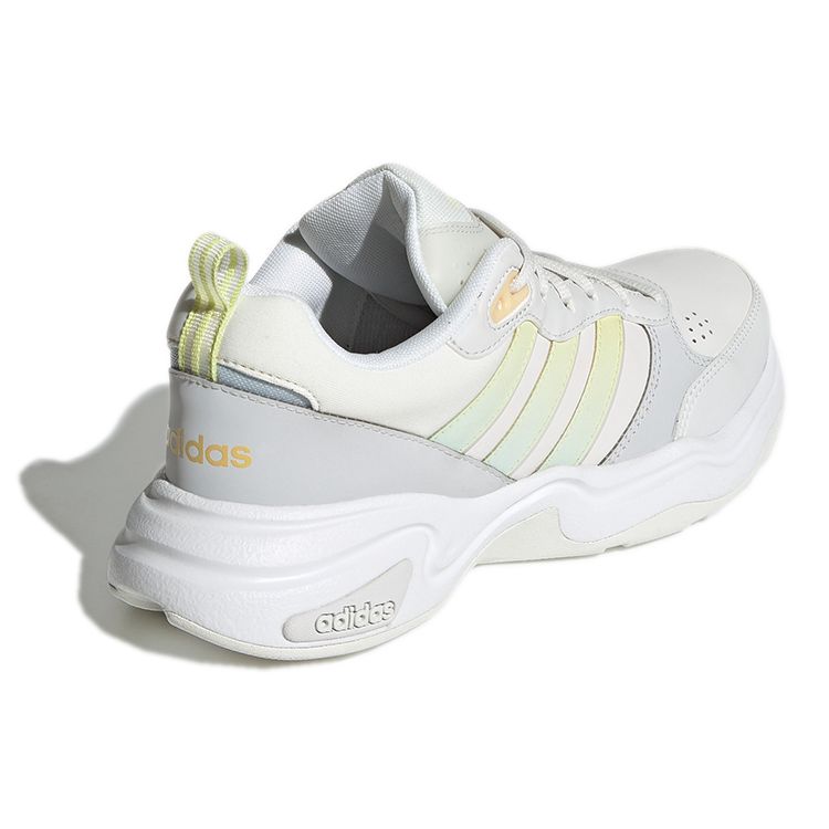 Adidas Neo Strutter Rubber TPU Leather Comfortable Running Non-Slip Wear-Resistant Low-Top Lifestyle Casual Shoes Women Sneaker Gray Blue GW2995