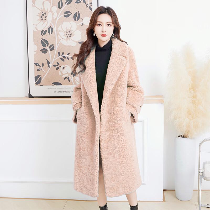 Kaiser Women's Suit Collar Long Wool Coat