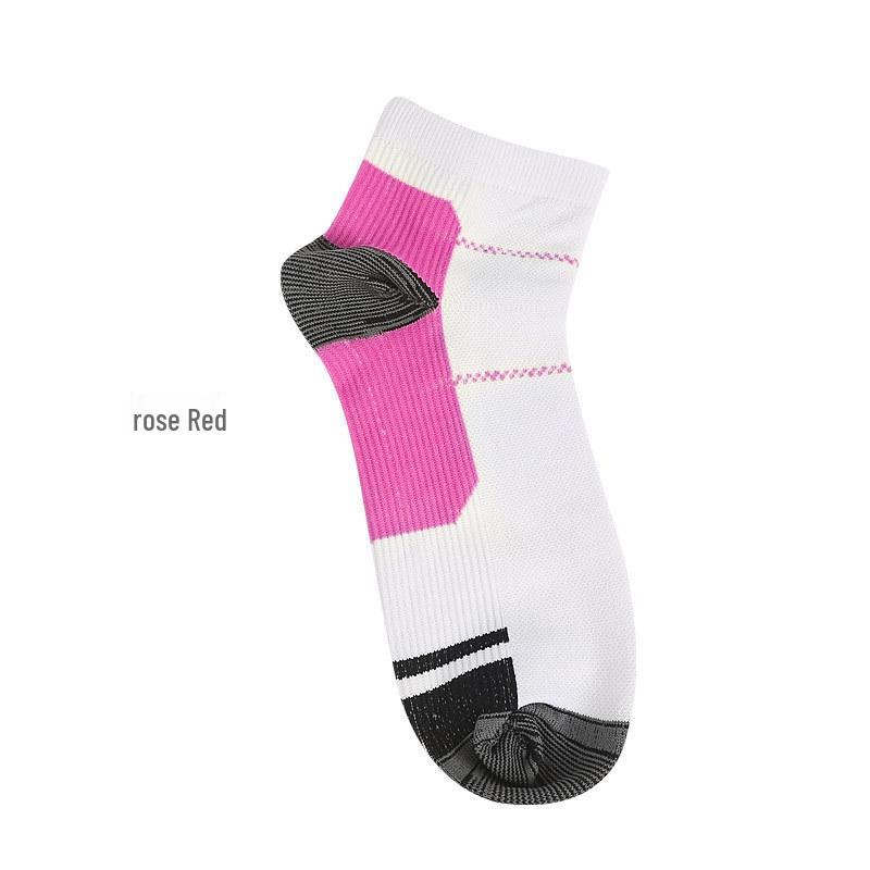 Unisex Compression Socks for Running and Plantar Fasciitis - Short Sports Socks for Men & Women