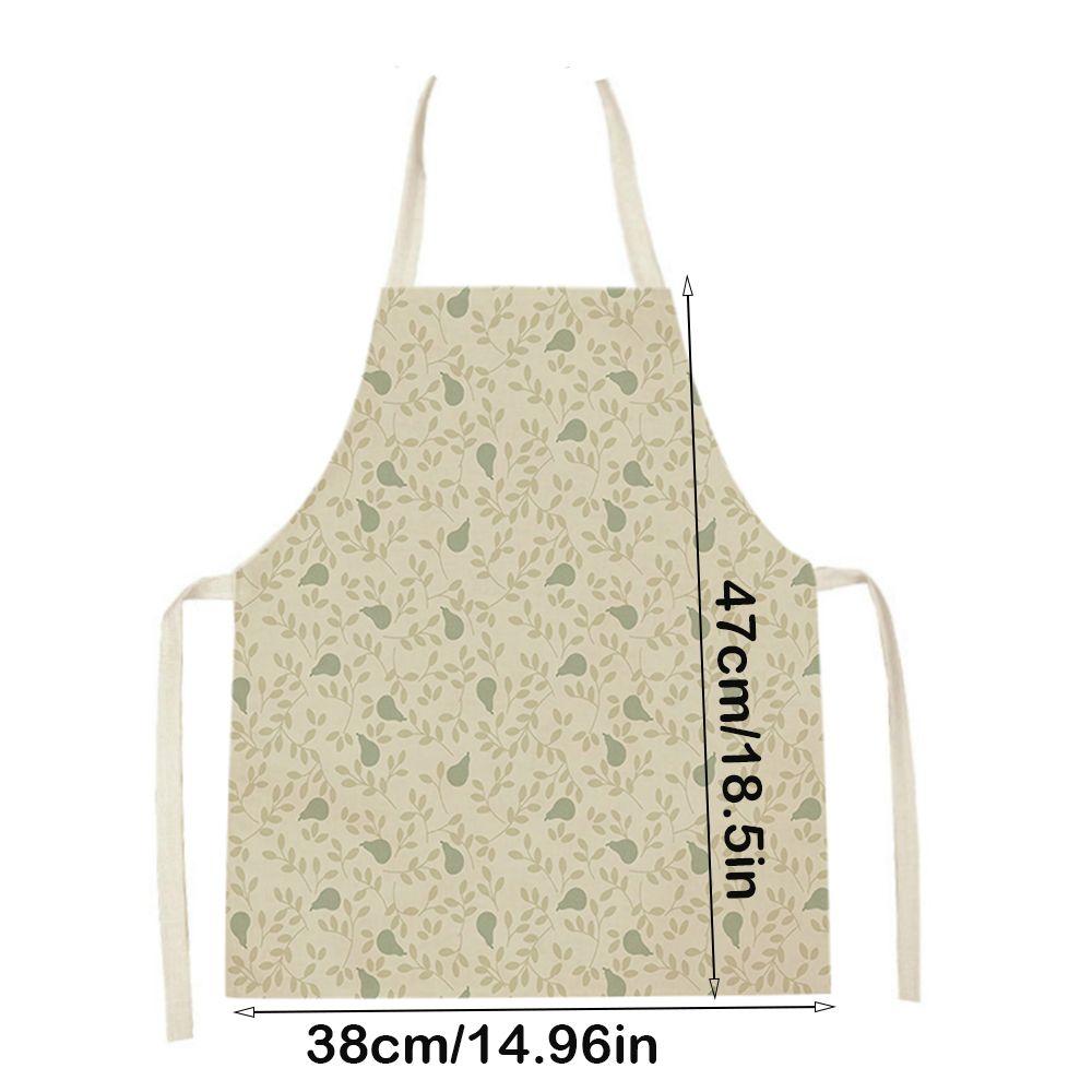 Flower Print Floral Print Apron Soft Fabric Baking Aprons New Plant Aprons Baking