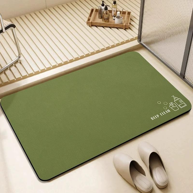 Quick-Dry Diatomaceous Earth Bathroom Mat - Soft, Water-Absorbent, Anti-Slip Floor Mat for Toilets & Entrances