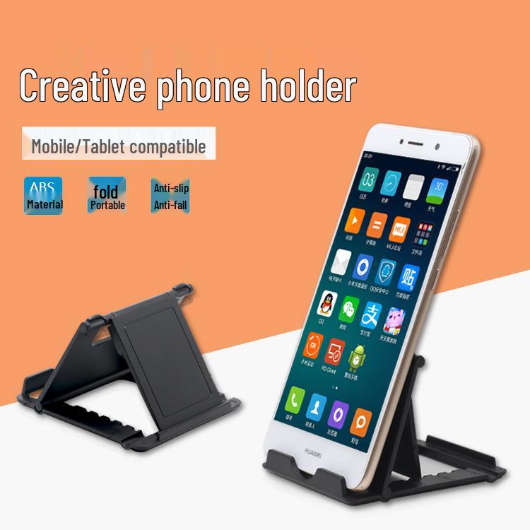 Creative Folding Universal Phone and Tablet Stand for Live Streaming and Binge-Watching