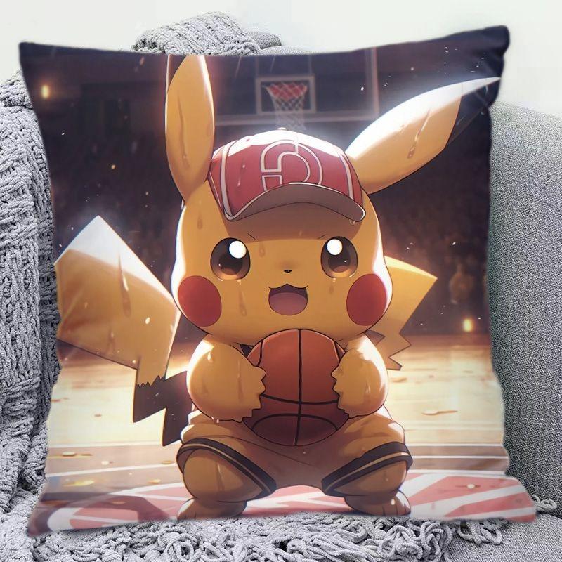 1 Stück niedlicher Pikachu Kissenbezug cooler Pikachu Kissenbezug Raumdekoration Kissenbezug Sofakissenbezug Heimdekoration