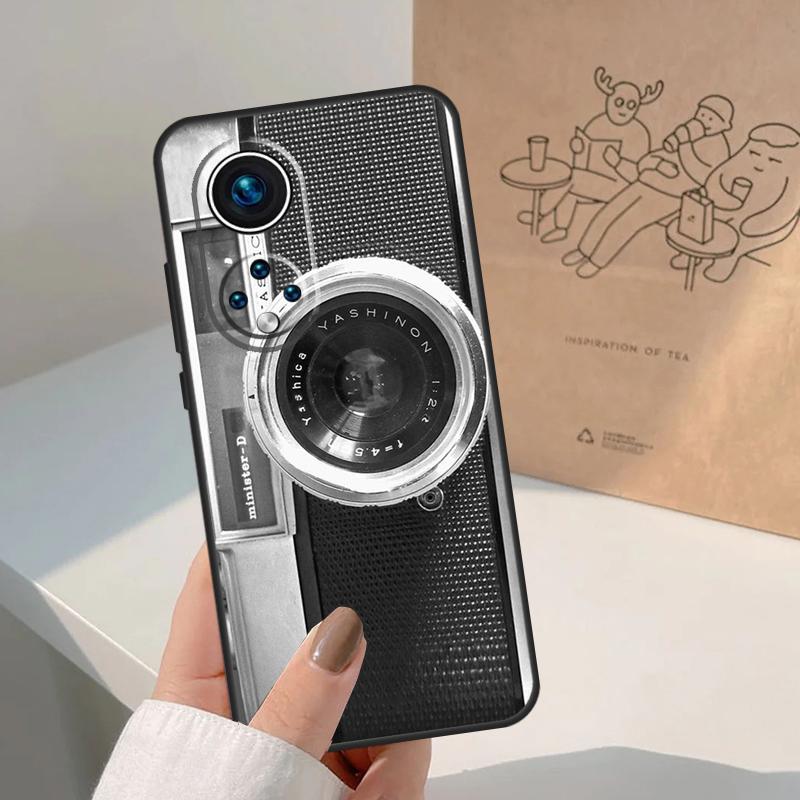 Retro Classic Vintage Camera For Honor Magic 8 5 6 7 Pro Case For Honor 400 200 Lite 50 70 90 X8c X8b X9a X9b X9c X9d Win