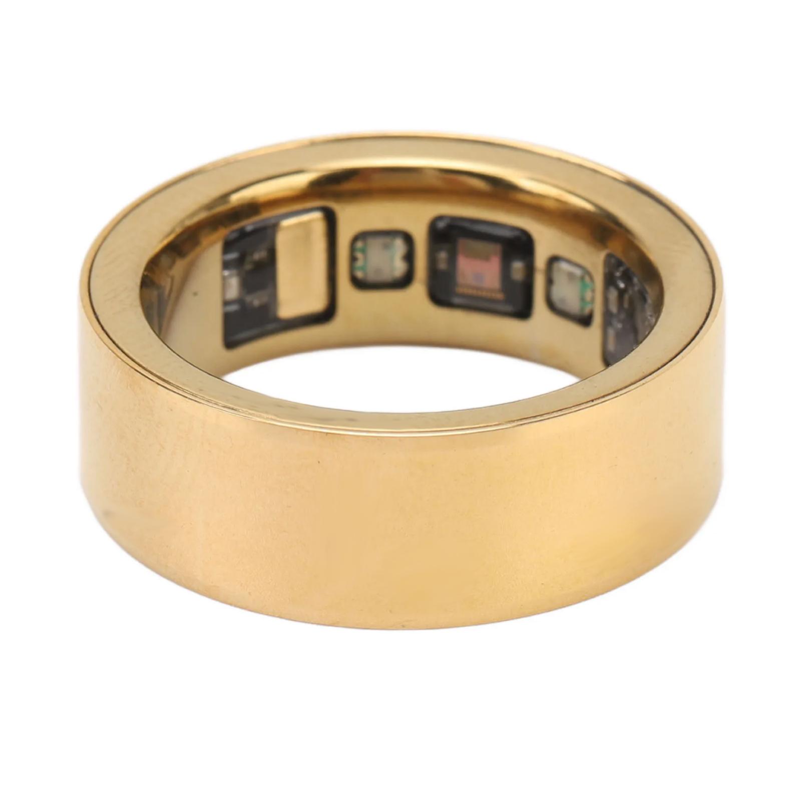 

Здравоохранение Смарт-кольца Спортивное кольцо Фитнес-трекер Интеллектуальный мониторинг сна Шаг тела 17 золотой