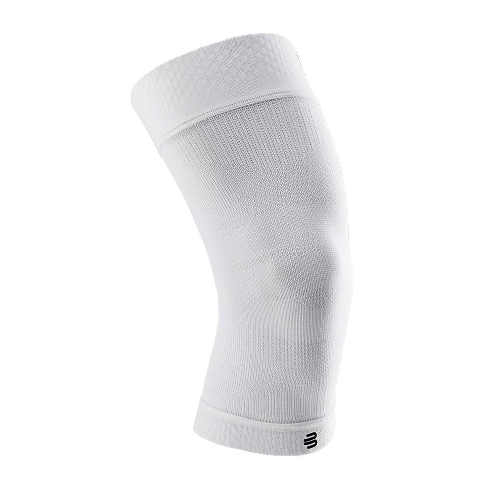 

BAUERFEIND Sports Compression Knee Made in General Medical Compression Muscle Activation and Knee Stabilization Size Support, Germany, Device, (White,