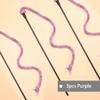 Colorful Striped Plush Rope Cat Teasing Stick Toy Knitting Wool Pet Toys