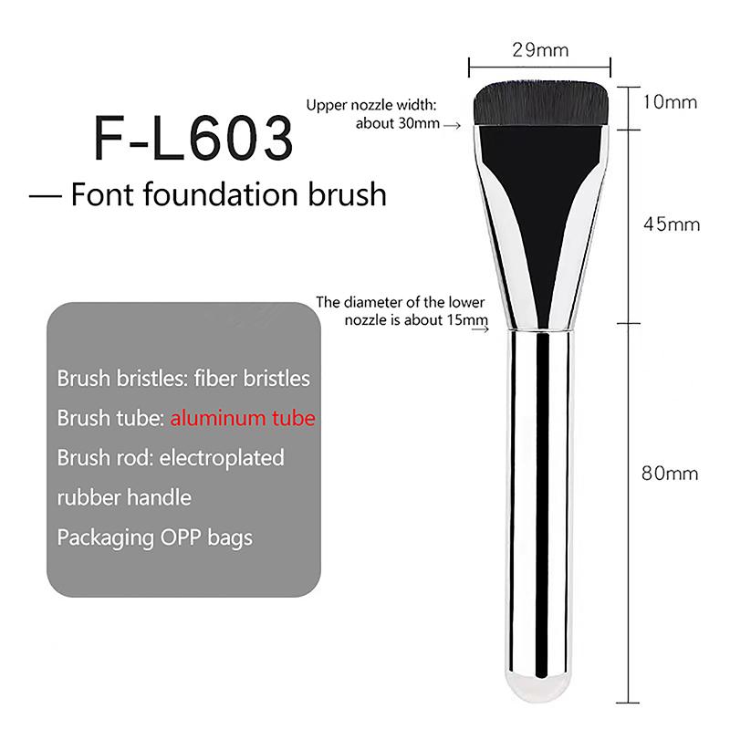 Ultra Thin Foundation Brush Lightweight And Thin Face Contour Brush Flat Contour Brush Blending Foundation Cream Makeup Brushes