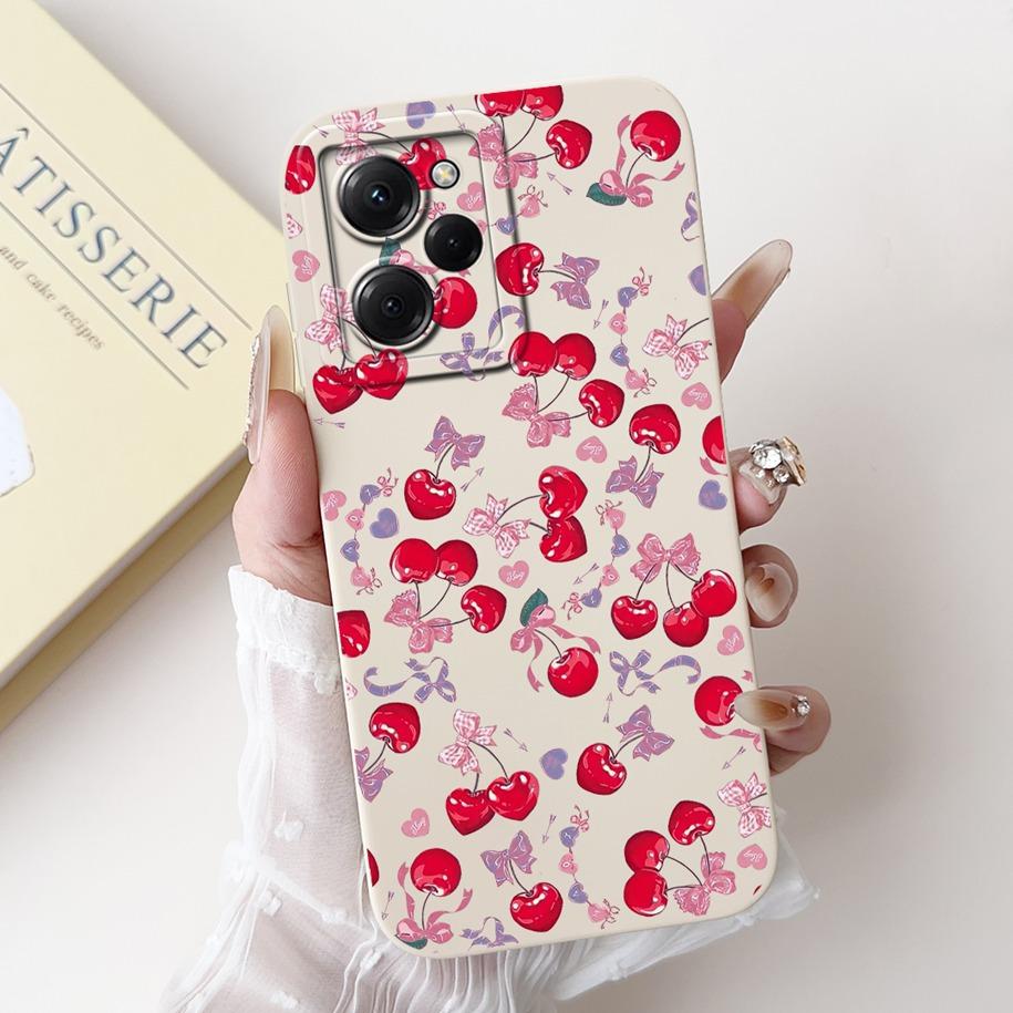 For Xiaomi Poco X5 Pro Case Cool Fashion Flower Sunset Soft Silicone Soft Protection Cover For Xiaomi Poco X5 X 5 X5Pro 5G Funda