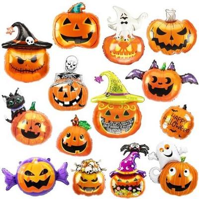 METBOU Halloween Balloon Pumpkin 14 Pieces Decorative Decoration