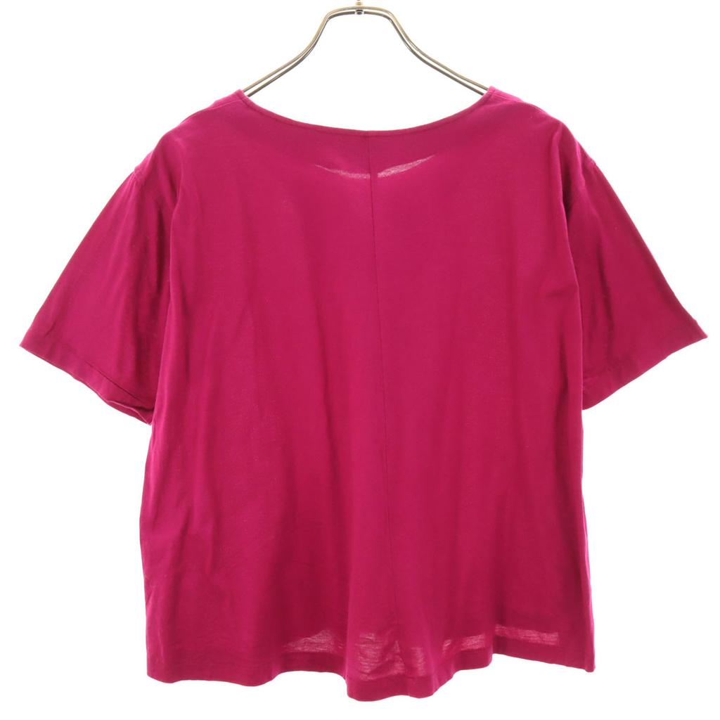 Kenzo 90s Made In Japan Old Short Sleeve Blouse M Magenta Pink Women Used