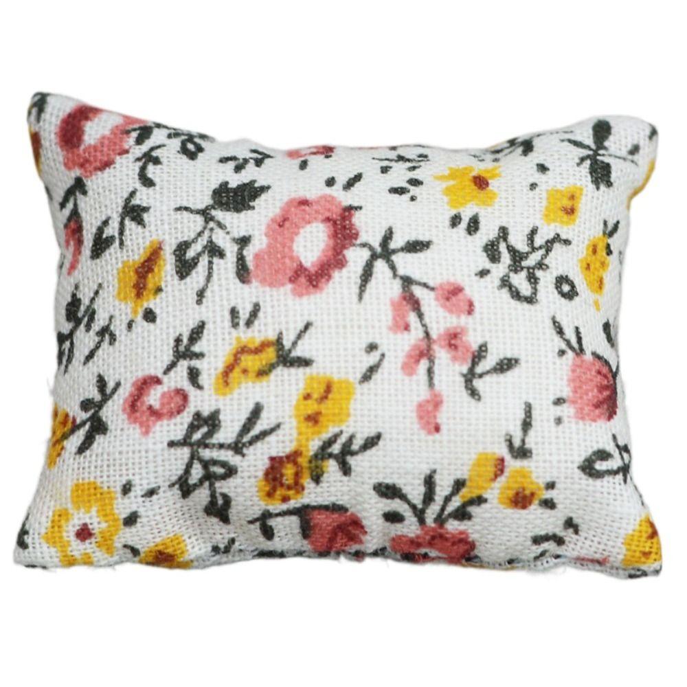 Pretend Play 1:6/1:12 Dollhouse Furniture Doll House Accessories Simulation Plaid Pillow Gifts