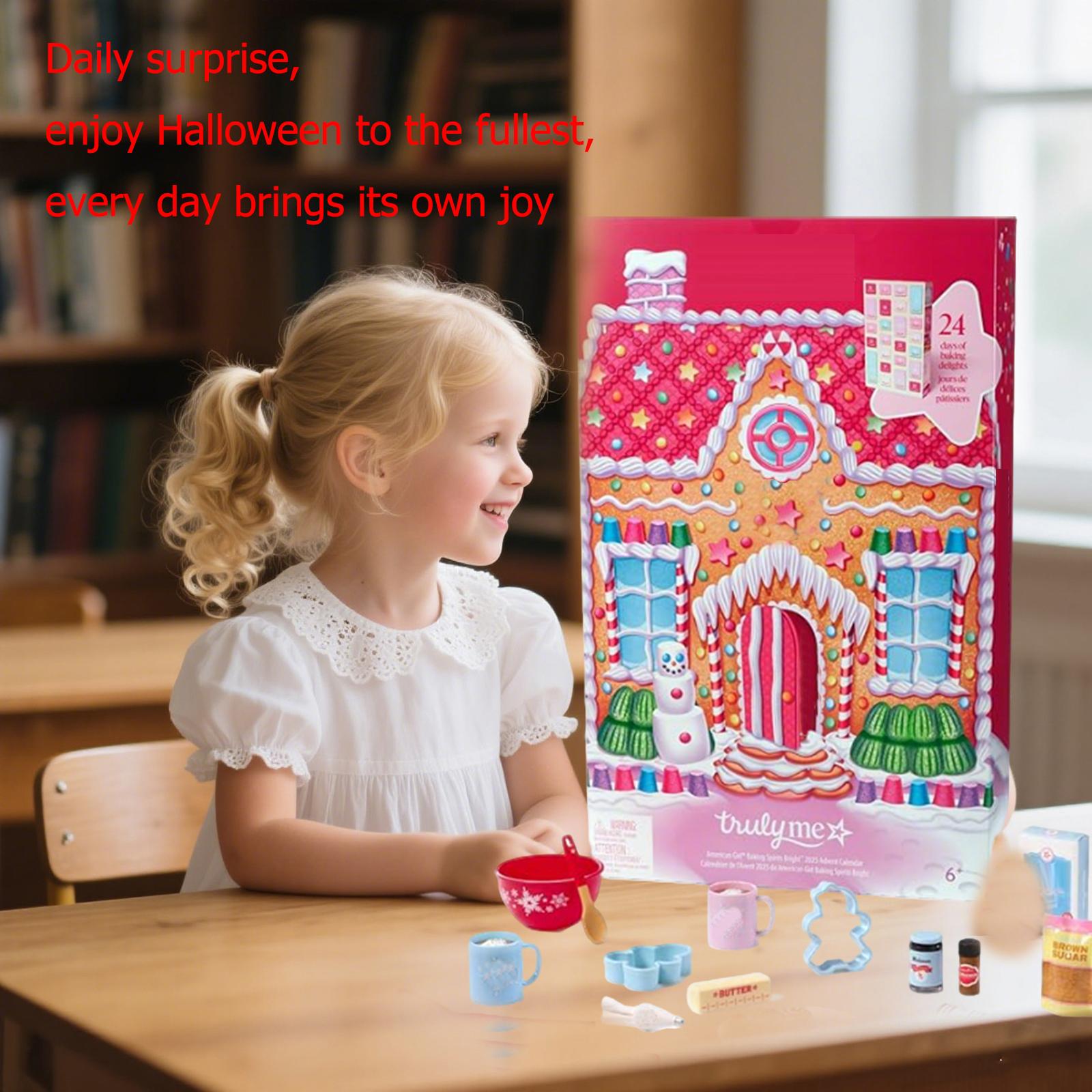 

Рождественский кухонный набор Календарь обратного отсчета, Маленькие кухонные инструменты, Подходит для подарка детям, Рождественские милые вещицы One Size