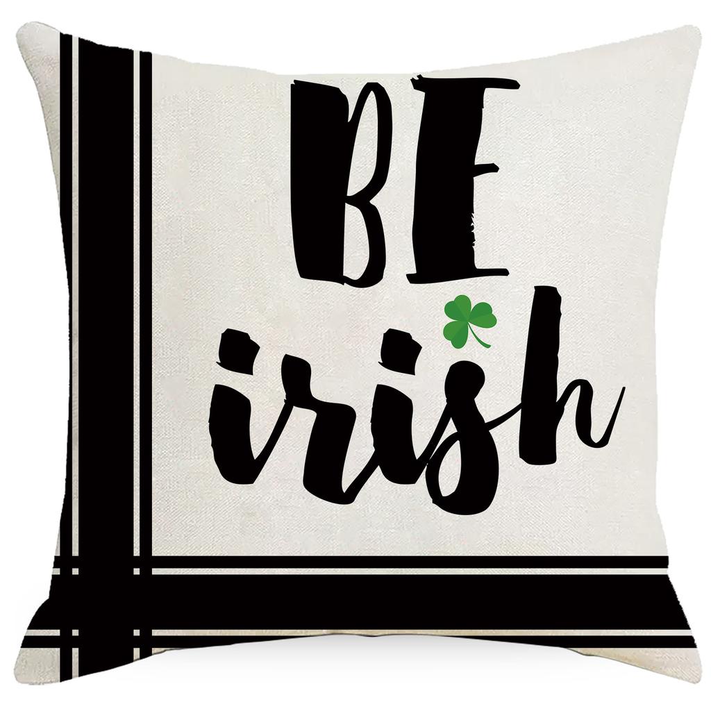 St. St. Patrick's Day Kissenbezug Leinen Druck Zuhause Kissenbezug Wohnzimmer Sofa Schlafzimmer Kissenbezug
