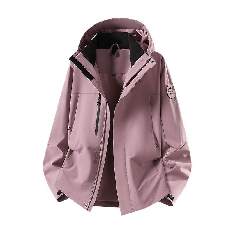 2026 Spring/Autumn Outdoor Single-Layer Mountaineering Jacket - Versatile, Waterproof, and Windproof for Couples.