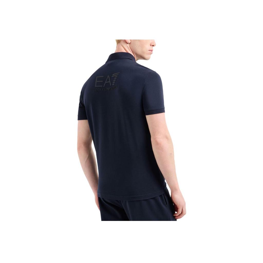 Emporio Armani Ea7 Slim Fit Solid Color Cotton Stretch Polo Shirt Men tops Blue 7M000228-AF10373-UB102