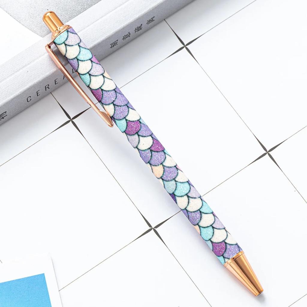 1 Piece Ballpoint Pen Fish Patterns Luxury Cute Wedding Metal Stationery School Office Supplies Pens
