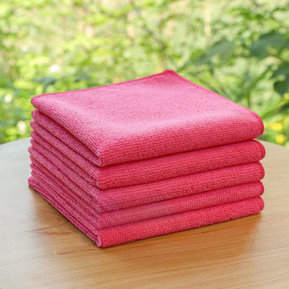 Microfiber Cleaning Cloth,8/12 Pack Cleaning Rag,Cleaning Towels with 4 Color Assorted,11.5"X11.5"(Green/Blue/Yellow/Pink)