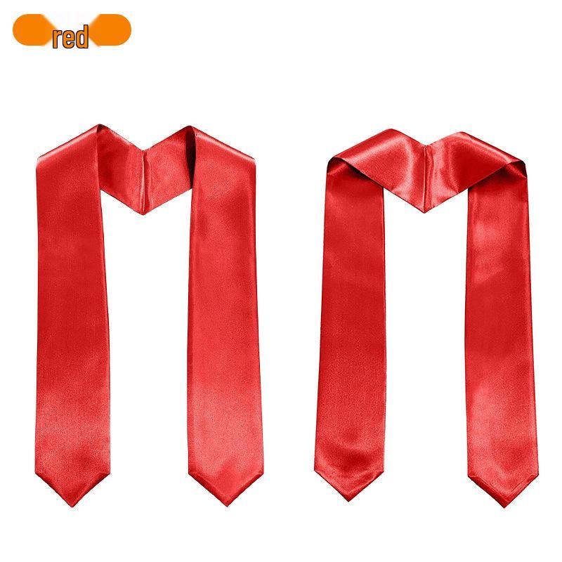 European & American Graduation Stole with Custom Embroidery or Heat-Printed Logo