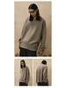 #OVDY Autumn/Winter Soft Minimalist Round Neck Rolled Edge Sweater