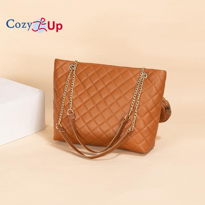 Cozy Up Women's Bag Classic Lingge Embroidered Bag Chain Bag Women's Large Capacity Combination Bag
